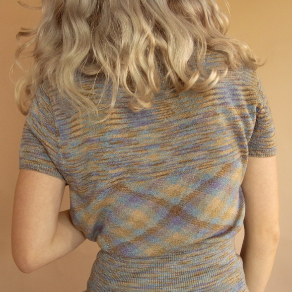 Y2K Veri Peri Melange Wrap Baby Tee - Picture 10 of 14